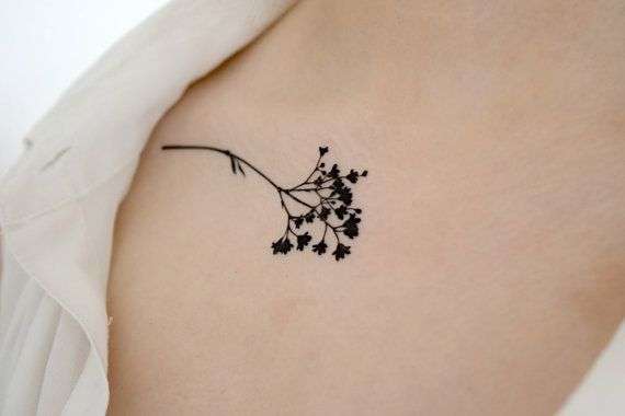 Floral flower silhouette No