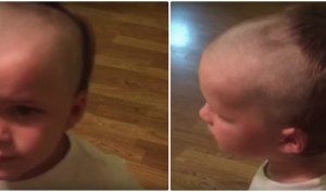 This Baby Boy Just Gave Himself The Funniest Haircut!