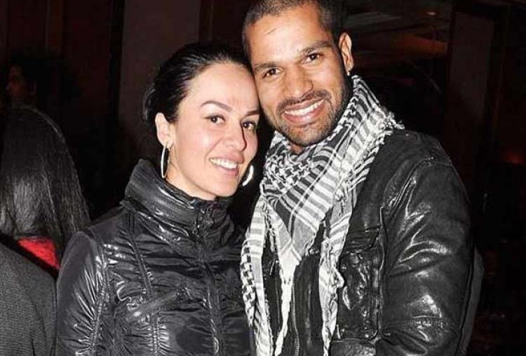 Shikhar Dhawan and Ayesha Mukherjee