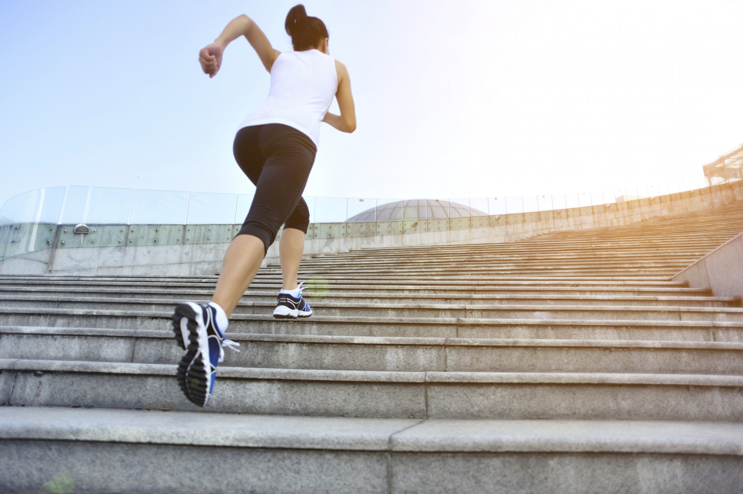 A Running Stairs Cardio Workout