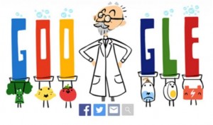 Google celebrates Danish Biochemist SPL Sorensen for creating pH scale with a Doodle