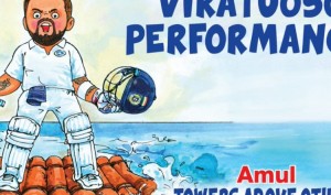 India vs England: Amul girl celebrates Virat Kohli’s terrific hundred with a poster