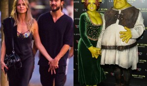 Heidi Klum and boyfriend Tom Kaulitz rules over Halloween 2018 bash dress as Princess Fiona and Shrek