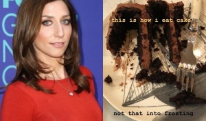 Twitter divides after ‘Brooklyn Nine-Nine’ star Chelsea Peretti shares how she eats cake, calls her monster